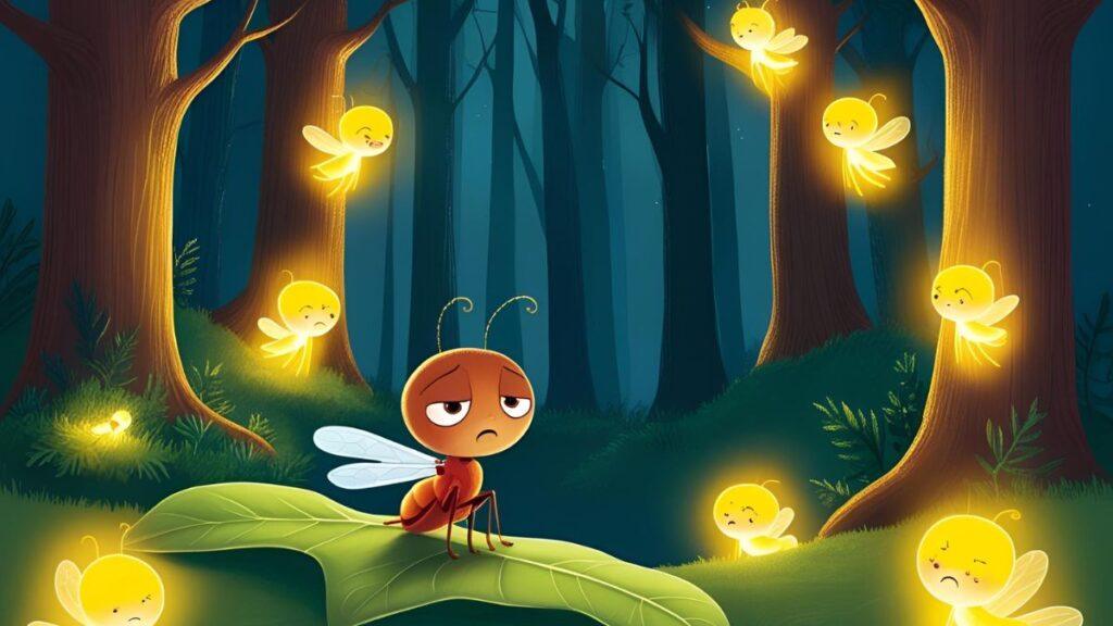 7 Kids Stories With Moral Lesson 5 The Firefly Who Feared the Dark