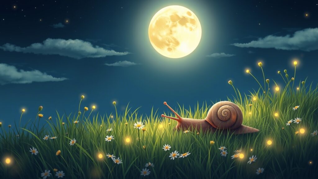 7 Bedtime Stories to Read Online Free for Kids 3 The Sleepy Snail and the Moonlit Meadow