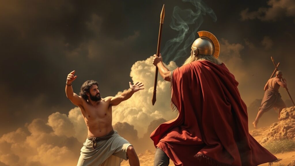 8 Powerful Stories of Sacrifice in The Bible 6 David sparing Saul