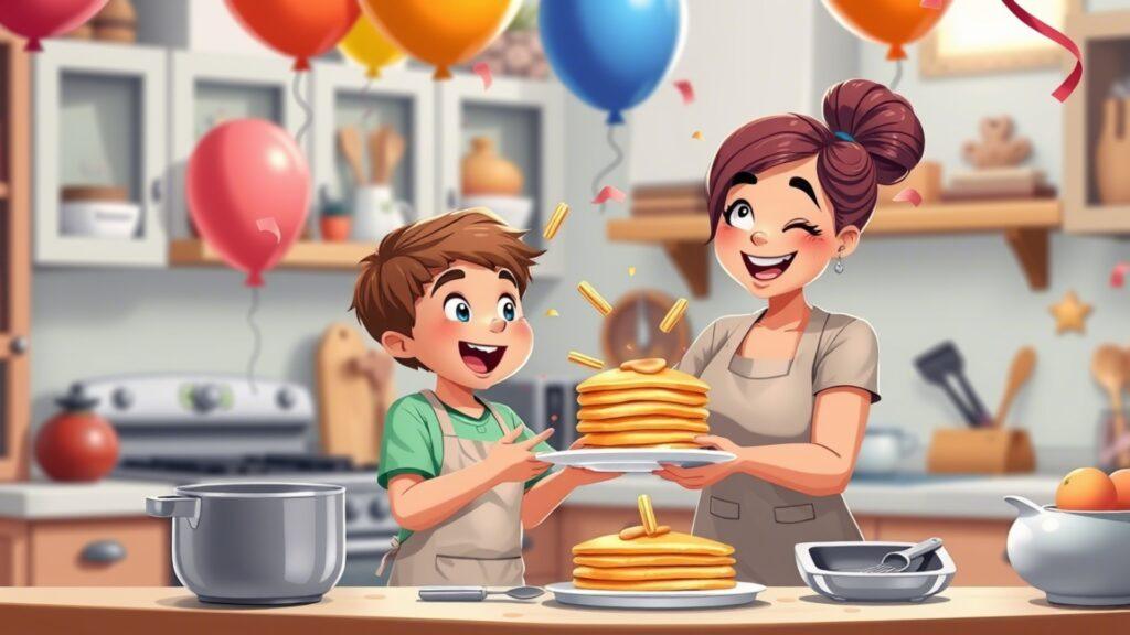 7 Short Mother's Day Story for Kids in English 4 Pancake Surprise