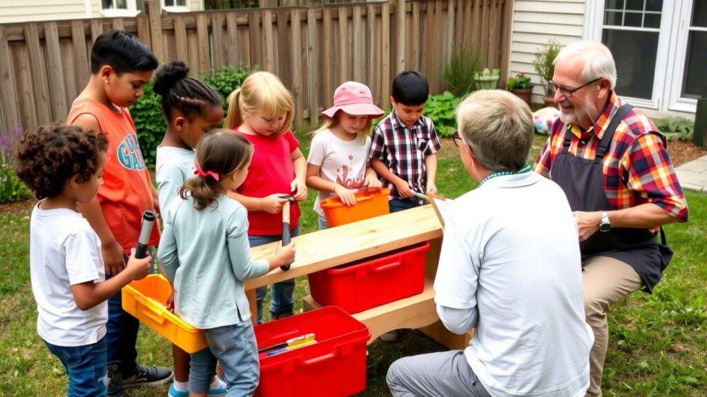 7 Memorial Day Stories for Children 7 The Heros Toolbox Building a Bench for Grandpa