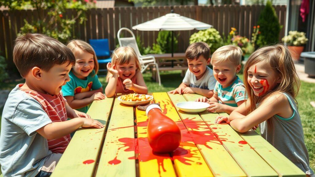 7 Funny BBQ Stories for Kids 9 The Ketchup Catastrophe