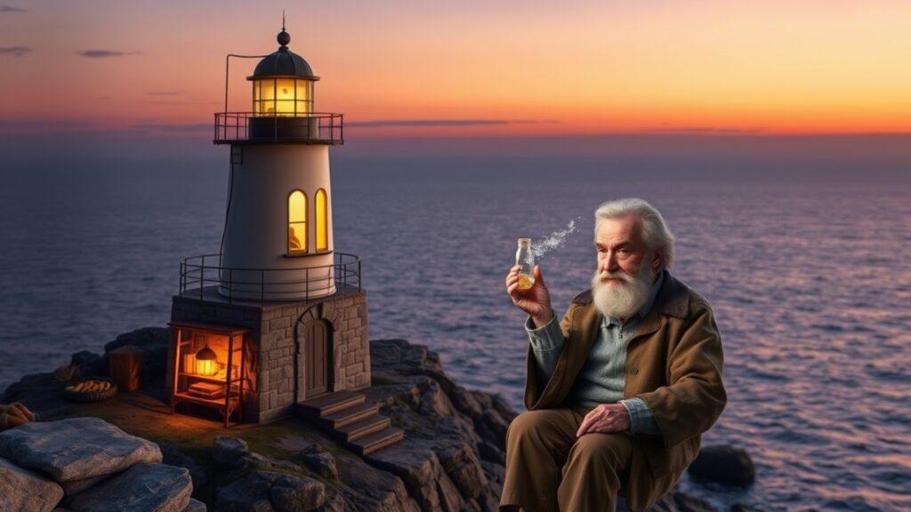 7 Short Bedtime Stories to Read Online Free 9 The Lighthouse Keeper Who Collected Lost Thoughts