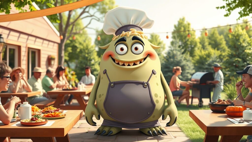 7 Short Funny BBQ Stories 5 The Potato Salad Monster