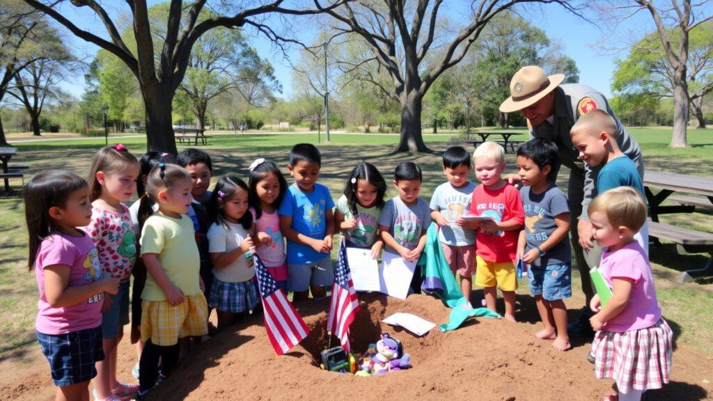 7 Free Memorial Day Stories for Children 3 The Time Capsule at the Park
