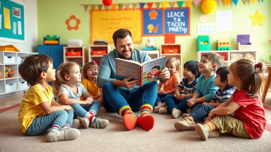 7 Heartfelt Father's Day Stories for Kindergarten 3 Daddys Silly Socks