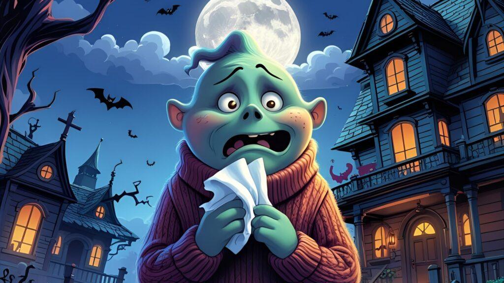 7 Short Funny Ghost Stories for Kids 4 Sneezy McSpook and the Haunted Allergies