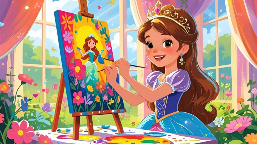 7 Short Princess Stories for Kids 3 The Princess Who Painted
