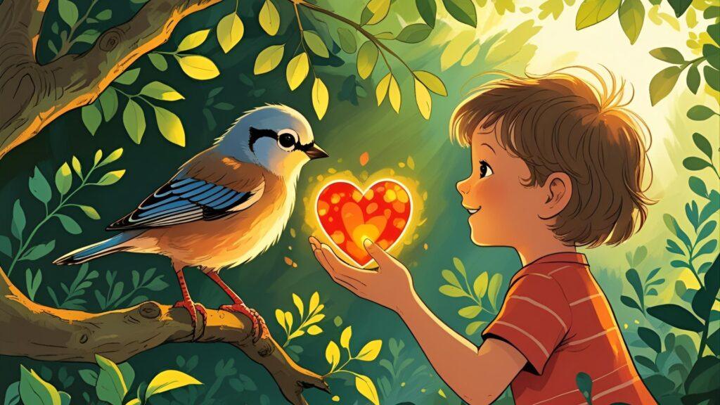 Six Little Stories With Lots of Meanings 3 The Sparrows Gift