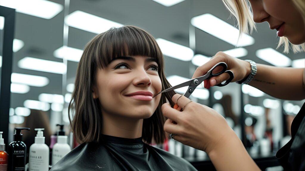 7 Haircutting Stories 3 The Breakup Bangs