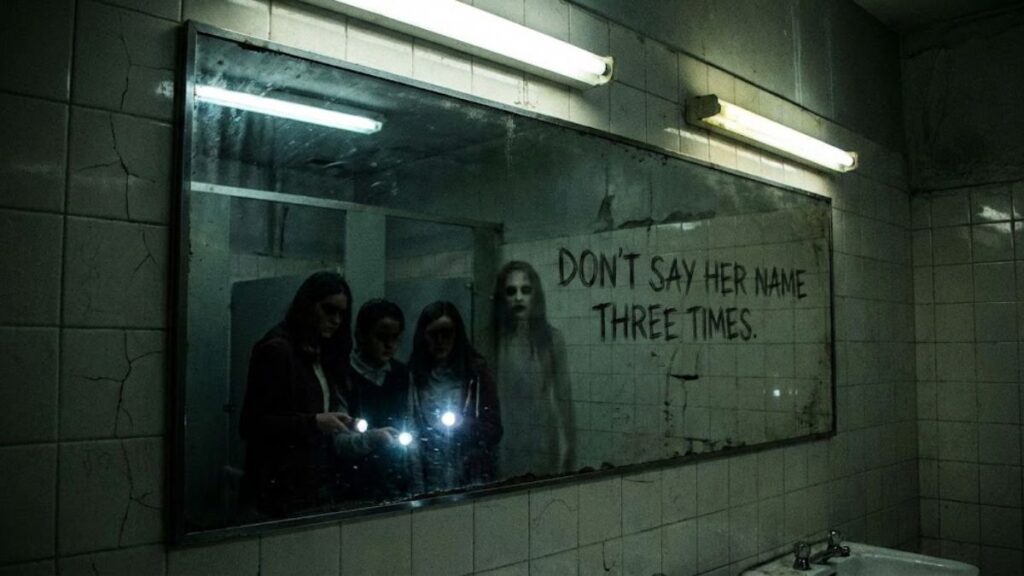 The Mirror in the Girls Bathroom