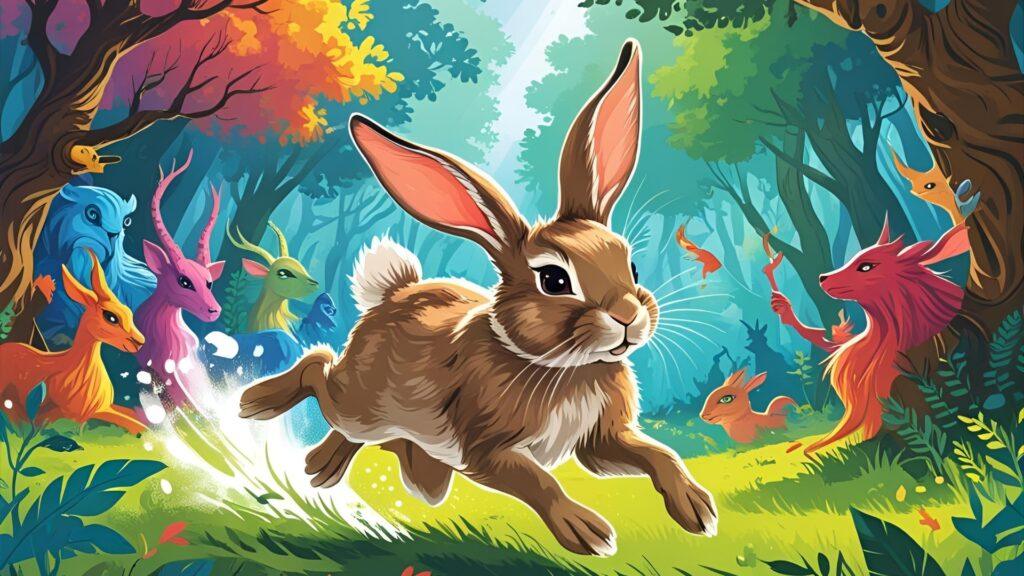 7 Mythology Stories from Around the World 6 The Rabbit Who Raced the Wind 2