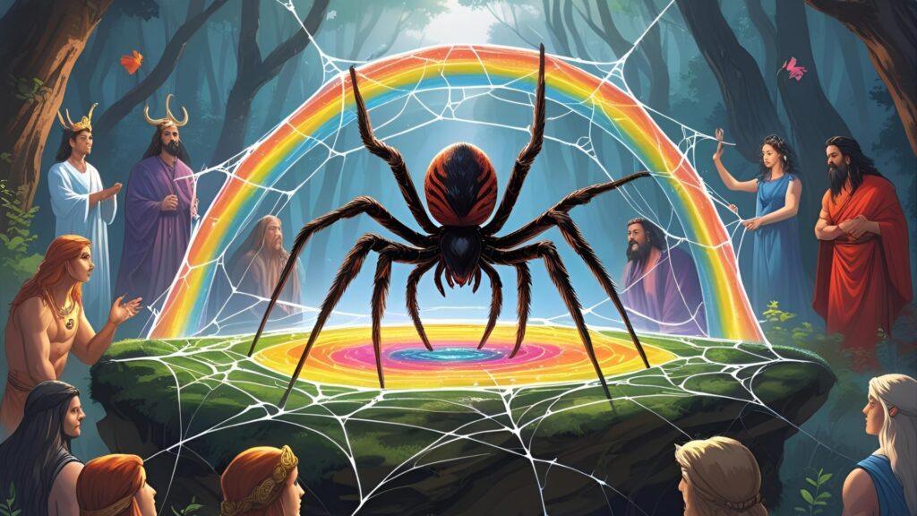 7 Mythology Stories from Around the World 4 The Spider Who Spun the First Rainbow 1
