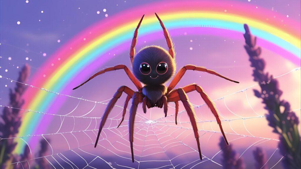 7 Short Mythology Stories for Kids 7 The Spider Who Spun the First Rainbow