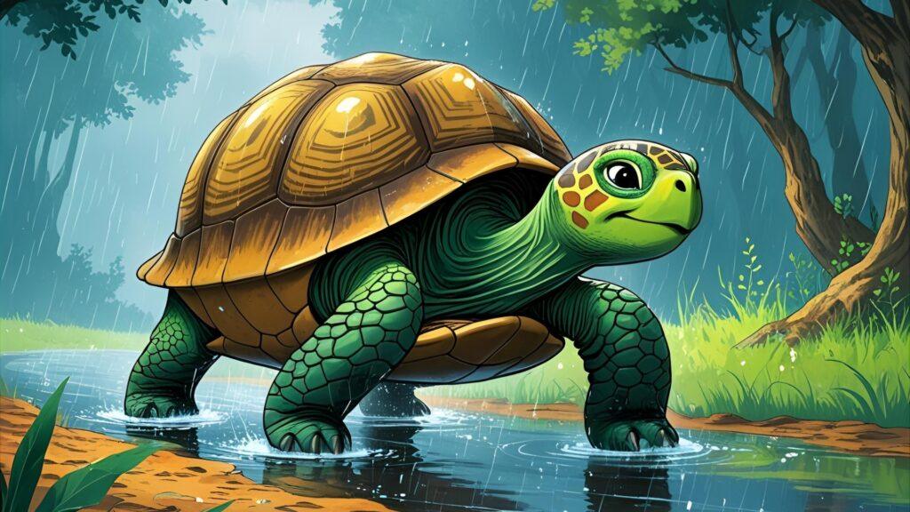 7 Classic Children's Stories 9 The Turtle Who Raced the Rain