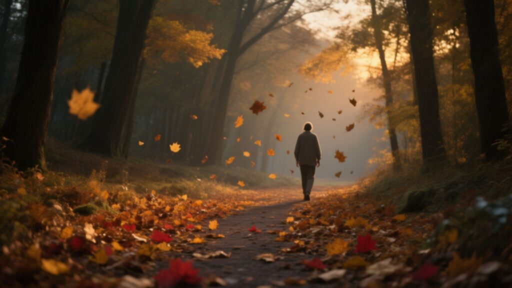 Collection of 9 Sleep Stories for Adults 4 A Walk Through Falling Leaves