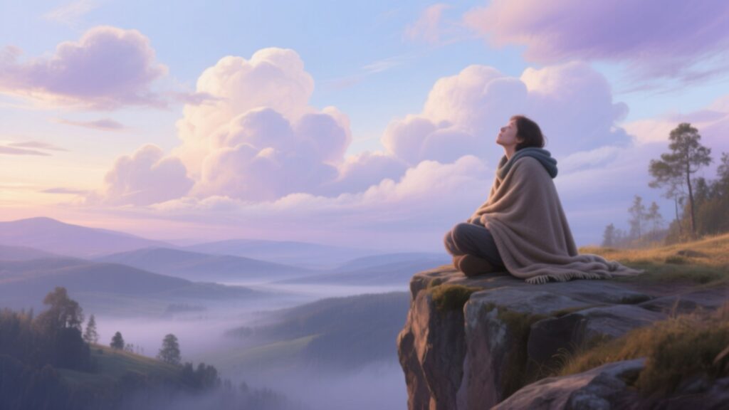 Collection of 9 Sleep Stories for Adults 6 Cloud Watching from the Cliff
