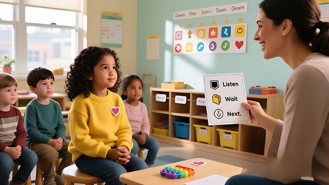 Maya Listens to Instructions