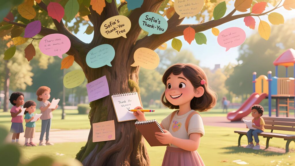 7 Social Stories for Kids About Emotions 12 Sofias Thank You Tree