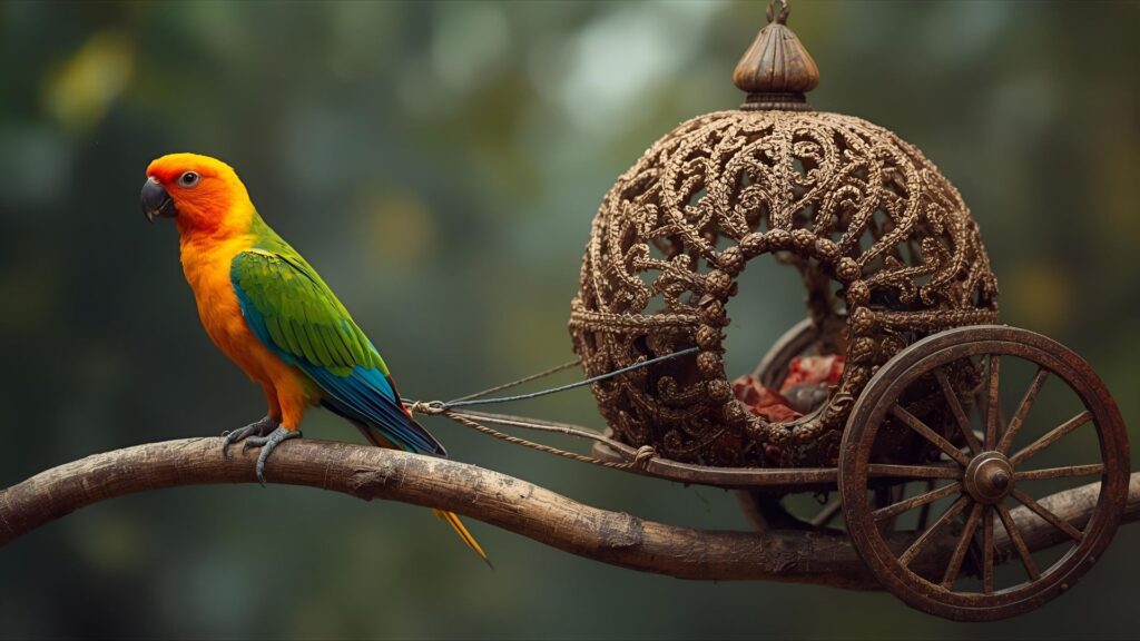 Collection of 10 Telugu Stories for Kids  12 The Parrots Carriage