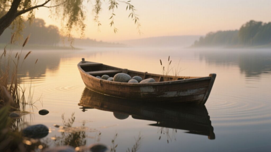 Collection of 9 Sleep Stories for Adults 10 The Wooden Boat on Still Waters