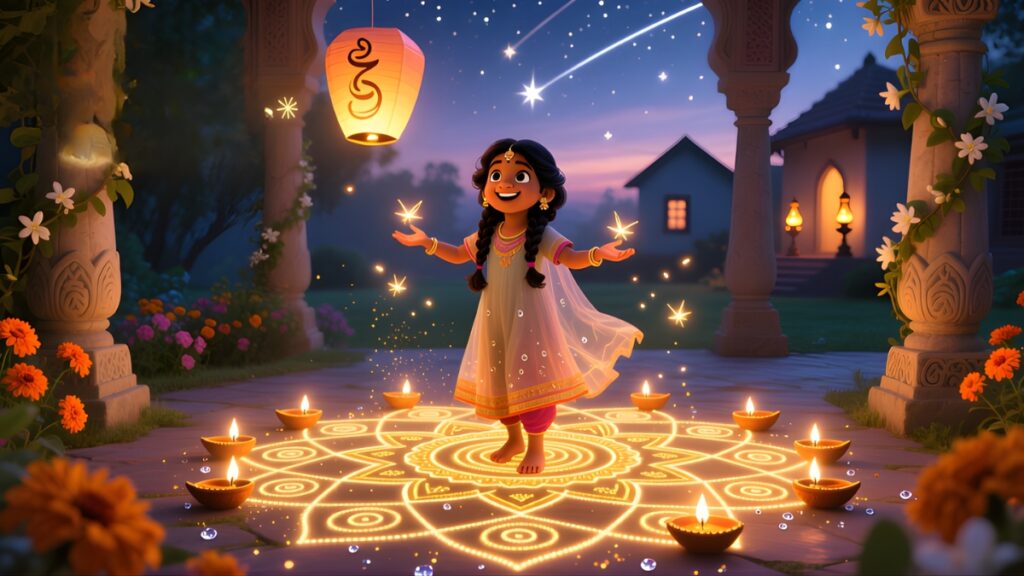 Diwali Stories for Kids 9 Anayas Magical Rangoli Garden