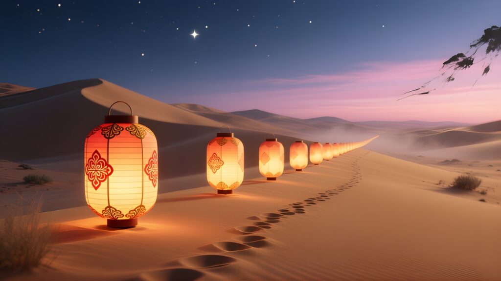 Lanterns at the Desert Edge