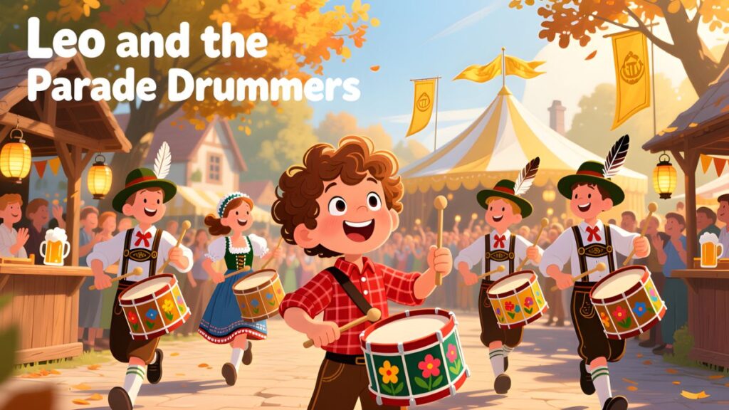 Leo and the Parade Drummers