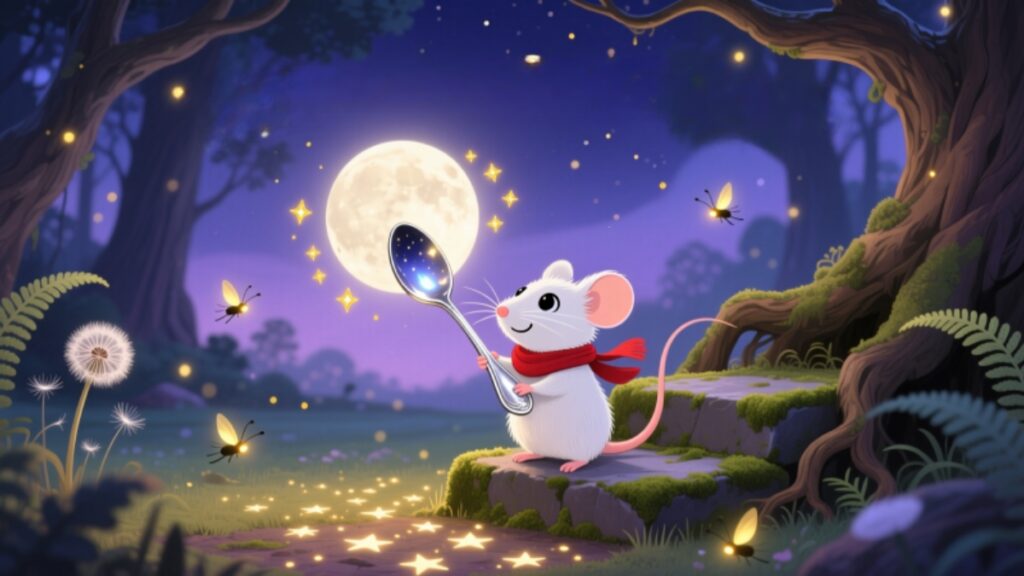 Short Bedtime Stories for Kids 4 Maru and the Moons Spoon