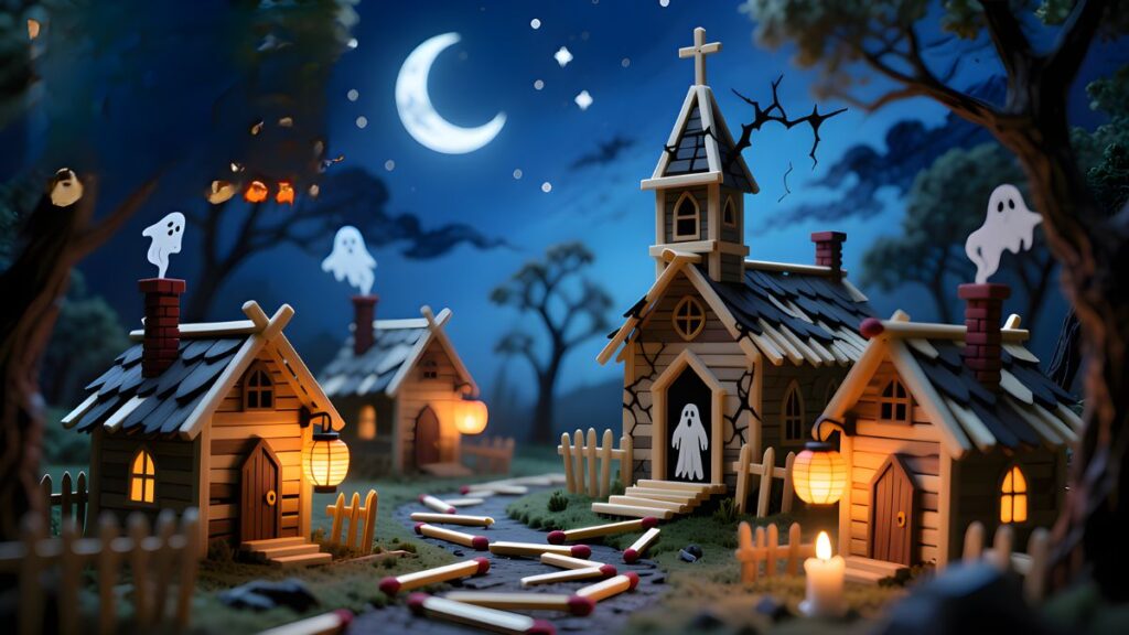 Short Halloween Stories 4 Matchstick Map