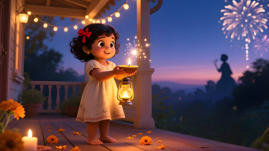 Short Diwali Stories for Toddlers in English 4 Meeras First Sparkle