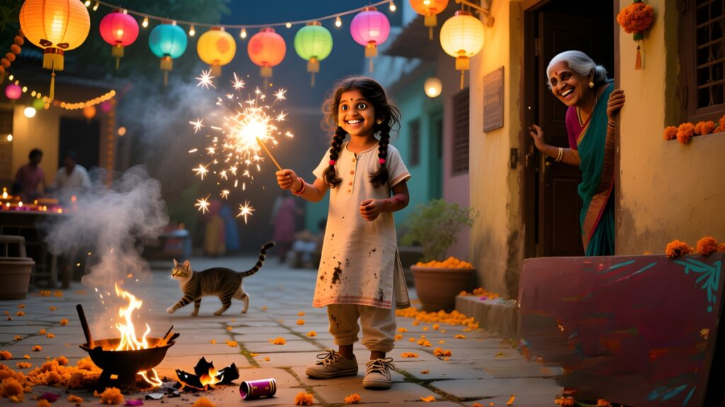Short Funny Diwali Stories 4 Meeras Glit