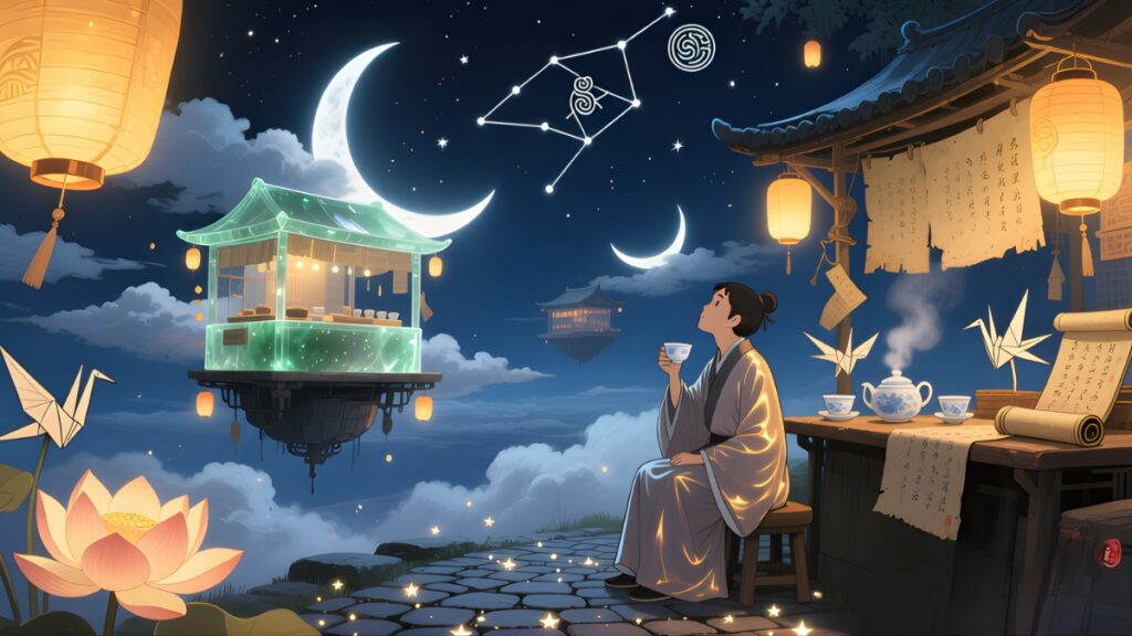 Night Market in the Sky