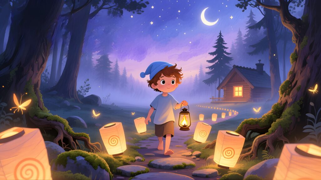 Short Bedtime Stories for Kids 7 Ollie and the Lantern Path 1