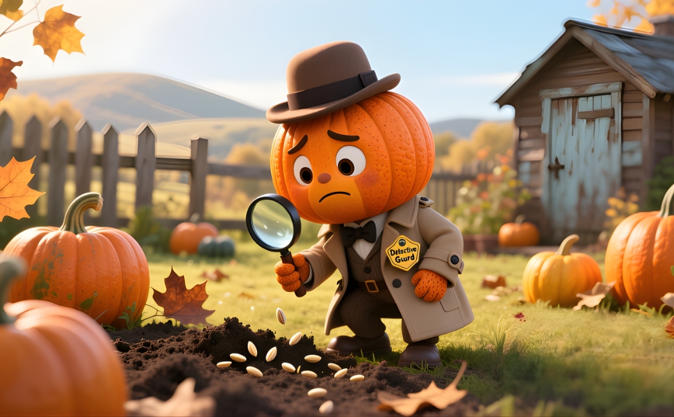 Pumpkin Detective and the Missing Seeds