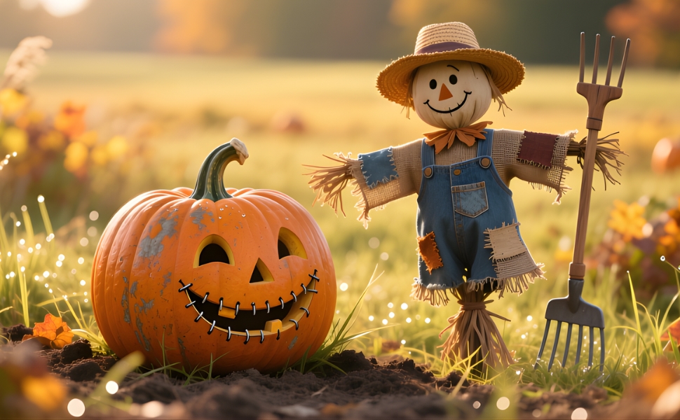 Pumpkin and the Friendly Scarecrow