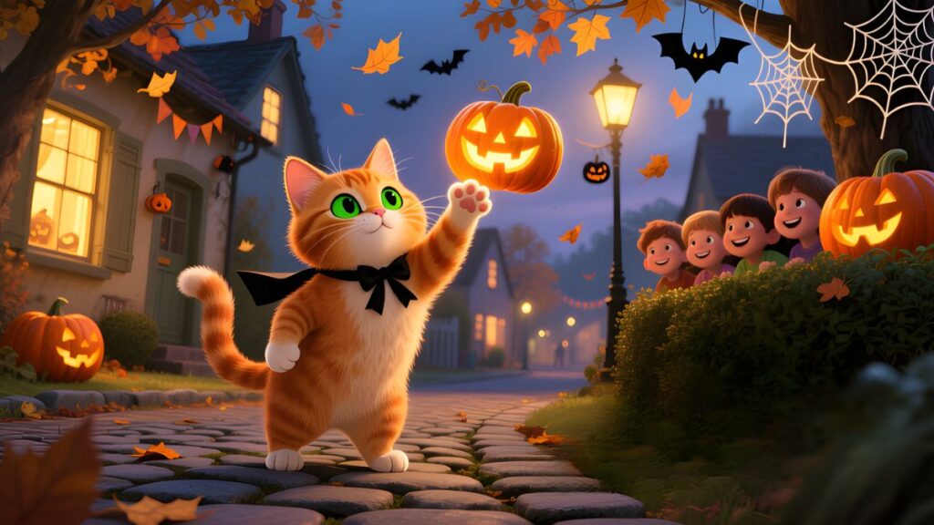 The Cat Who Saved Halloween