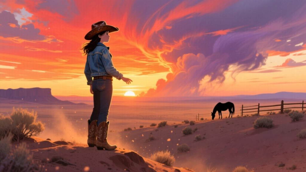 The Cowgirl and the Stolen Sunset