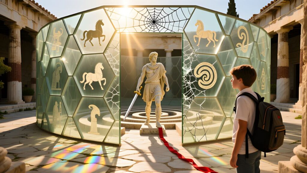 Greek Mythology Stories for High School Students 8 The Glass Labyrinth