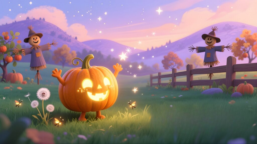 The Little Pumpkin Who Loved to Shine