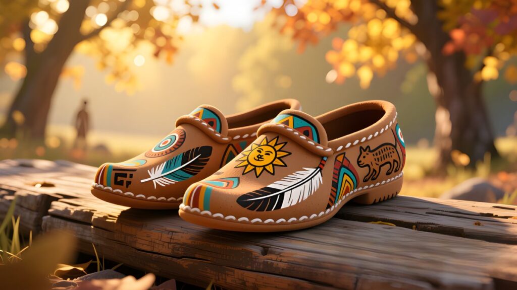The Painted Moccasins