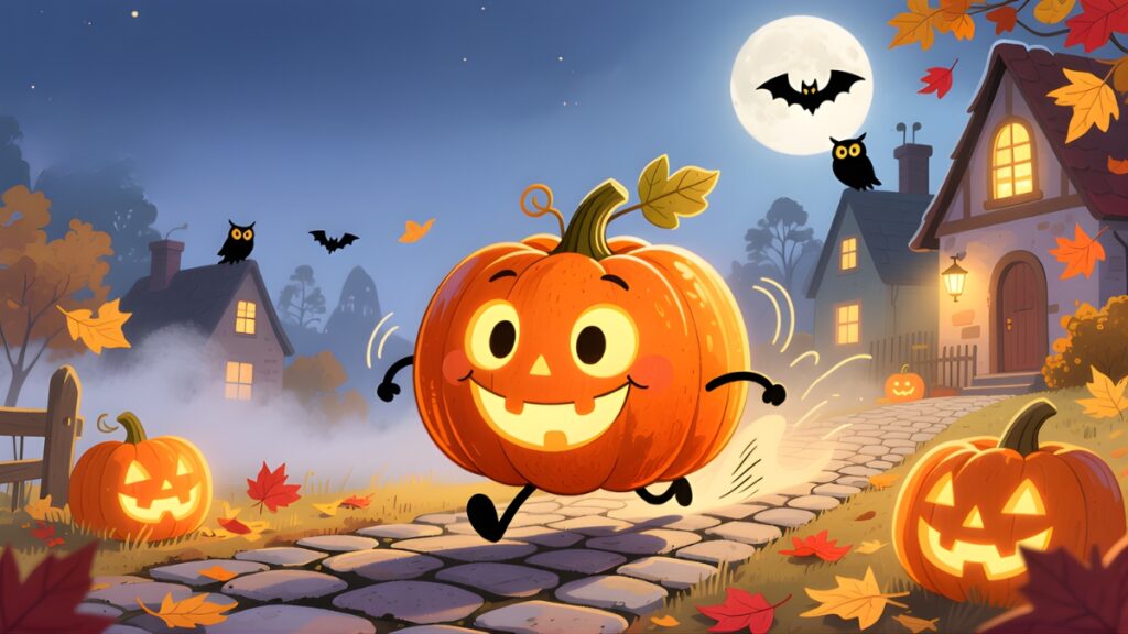 Halloween Pumpkin Story for Preschoolers 6 The Pumpkin That Could Roll