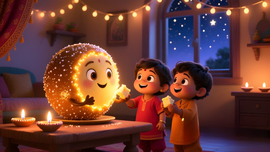 Short Diwali Stories for Toddlers in English 5 The Sweet That Shared Itself