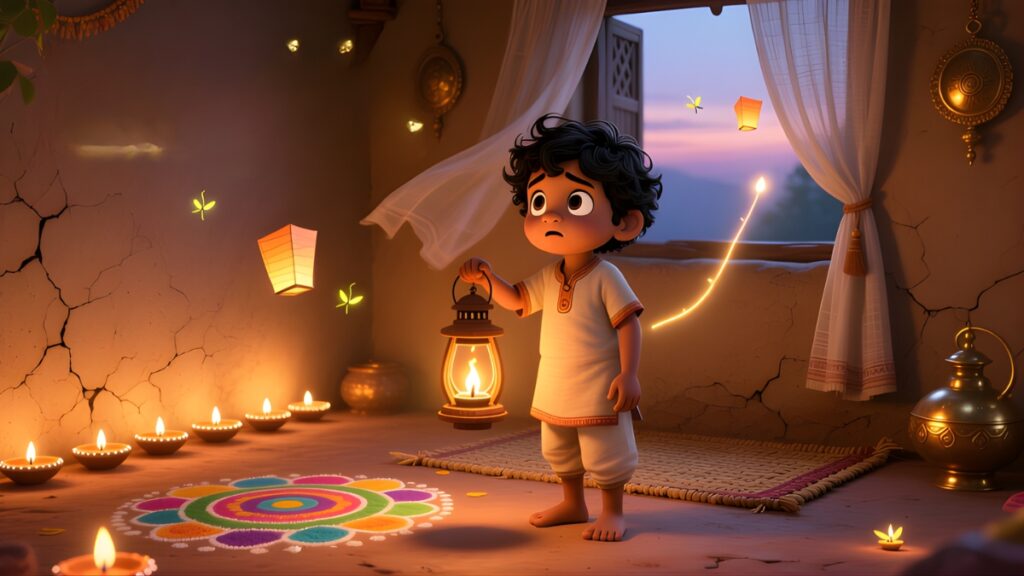 Short Diwali Stories for Toddlers in English 6 Tinu and the Missing Light