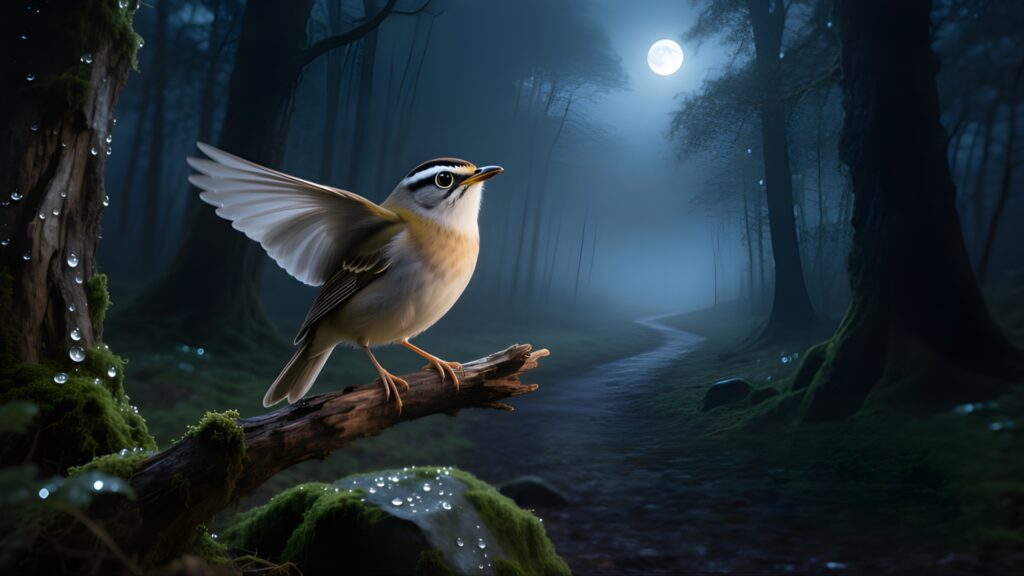 Short Deadtime Stories for Kids 9 The Night Bird Who Sang Very Softly