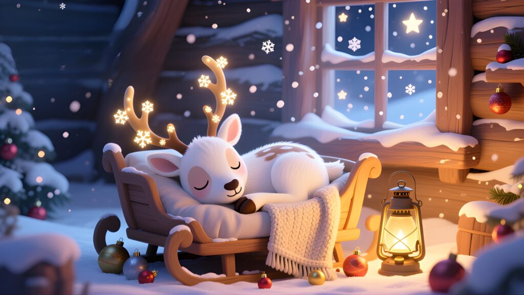 Christmas Bedtime Stories 6 The Reindeer Who Slept In