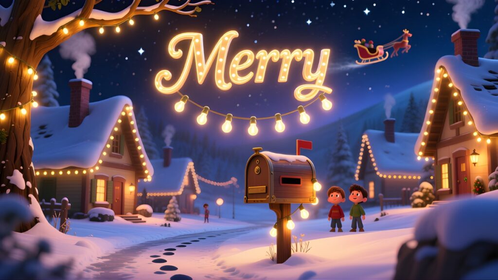 Holiday Lights and Hidden Letters