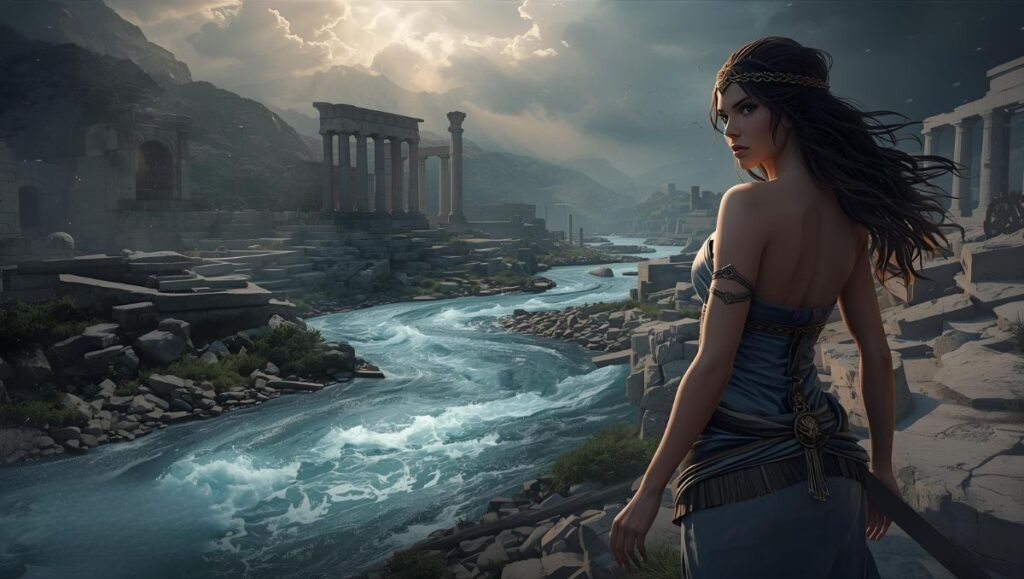 Greek Mythology Stories 2 Lyra and the River That Would Not Flow