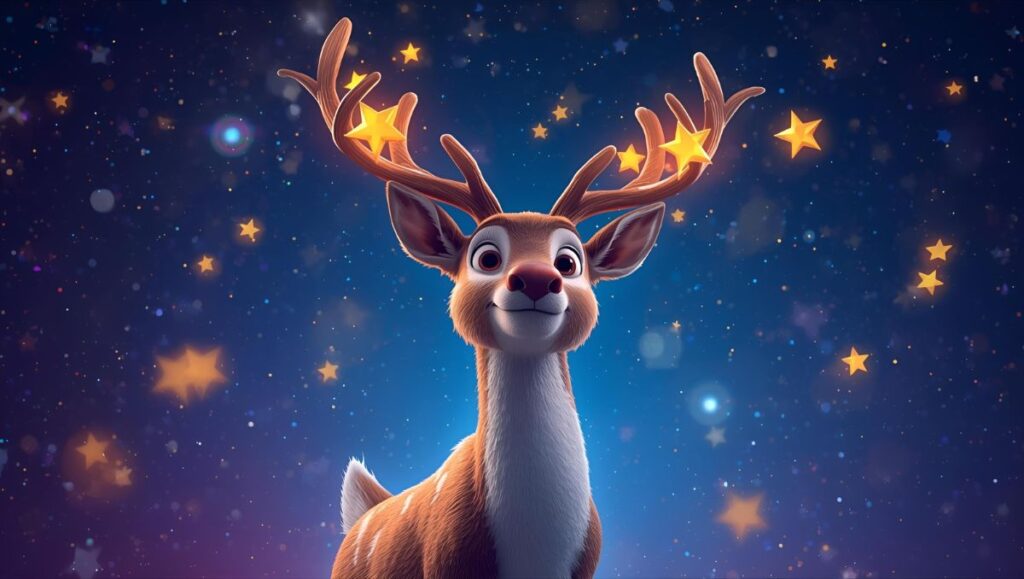 The Reindeer Who Painted Stars