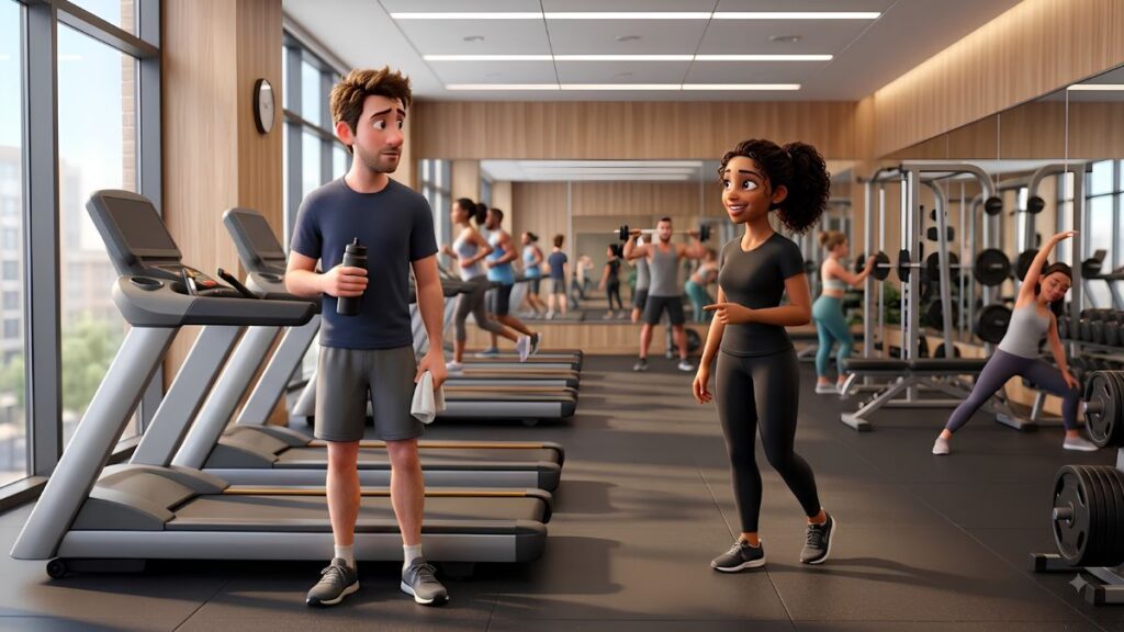 The First Day at the Gym classica.fm August 16, 2026 Sumit Short Stories for Adults Learning English